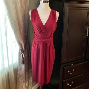 Loft dress size 12p rust color